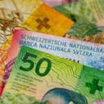 Banconote in franchi svizzeri della Banca nazionale svizzera